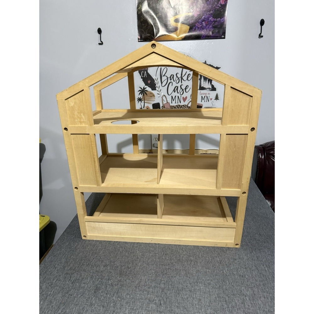 Ryan's Room Wooden 3-Story Dollhouse 1:12, 4 Rooms, Unfurnished Unpainted